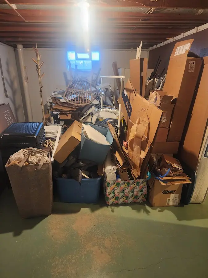 Roll-off dumpster container at job site for Roll Off Dumpster Rental in Rineyville